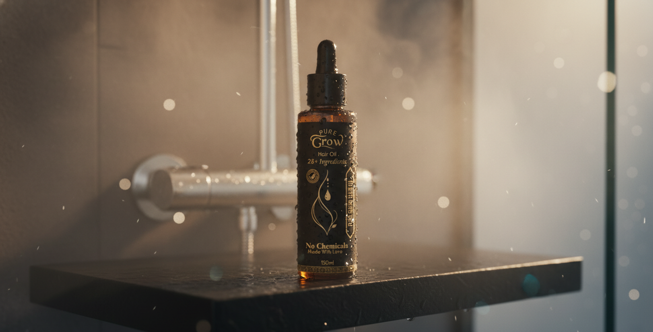 Pure Grow Hair Oil – Chemical-Free | 28+ Natural Ingredients | Hair Growth & Anti-Hair Fall Oil
